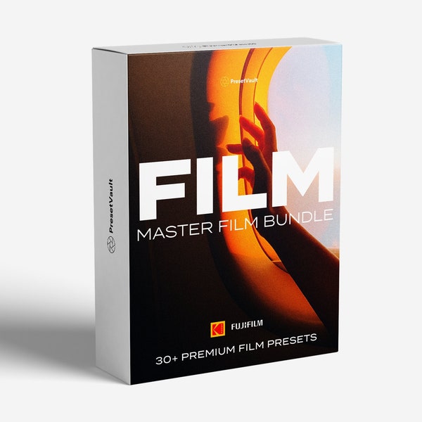 Film Presets Bundle for Adobe Lightroom Desktop and Mobile | Real Kodak FujiFilm Agfa Film Emulations | Desktop & Mobile