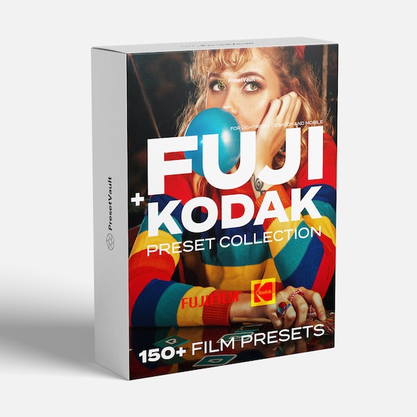 Kolekcja Presetów Filmowych Kodak i FujiFilm dla Adobe Lightroom na Komputer i Urządzenia Mobilne