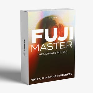 Coleção Master de Presets de Filme FujiFilm 100+ Presets FujiFilm para Adobe Lightroom em Computador e Celular