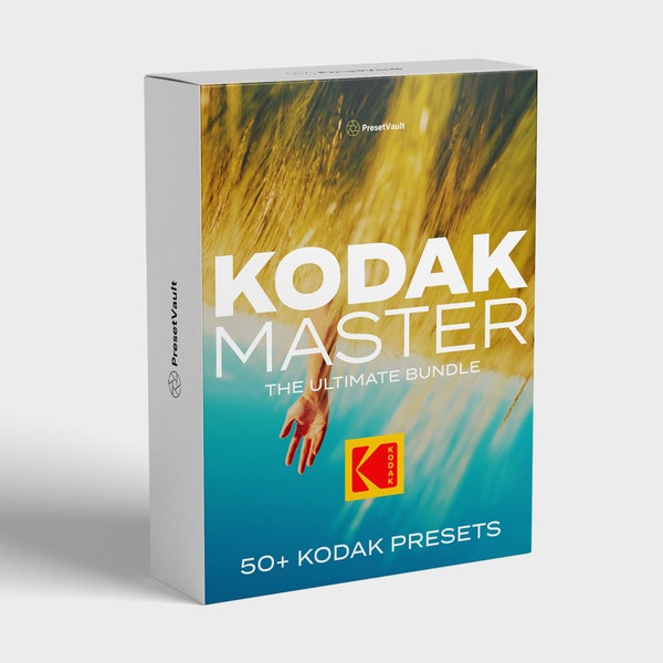 Kodak Presets Master Collection 50+ Preset Kodak per Adobe Lightroom Desktop & Mobile