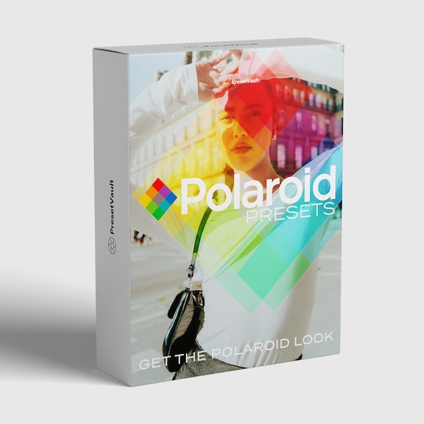 Polaroid Presets for Adobe Lightroom Desktop and Mobile, Polaroid 600, Retro Presets