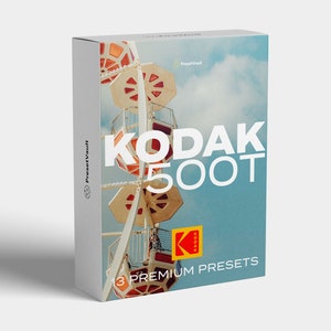 Kodak Presets for Adobe Lightroom Desktop and Mobile Kodak 500T Analog Film Emulation Preset