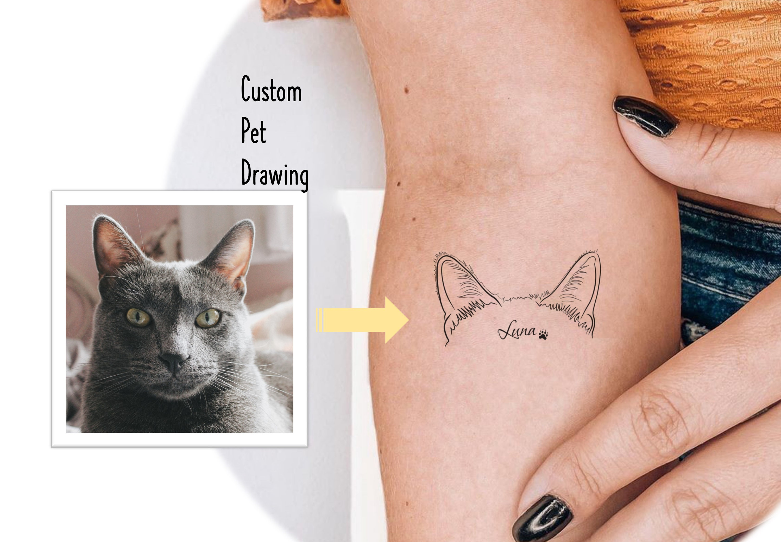 Cat Memorial #tattoo#tattooart#tattooink#freshink#freshart#freshtatto... |  TikTok