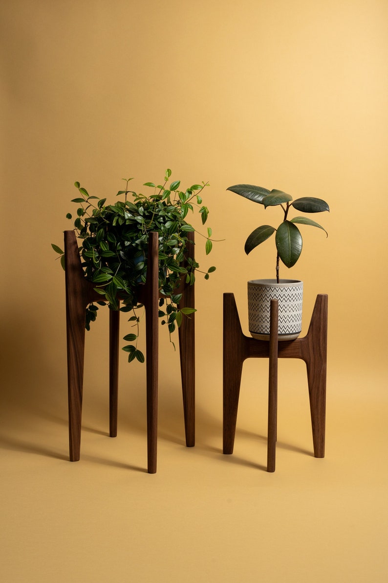 Mid Century Modern Plant Stand image 1