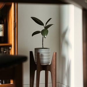 Mid Century Modern Plant Stand image 8