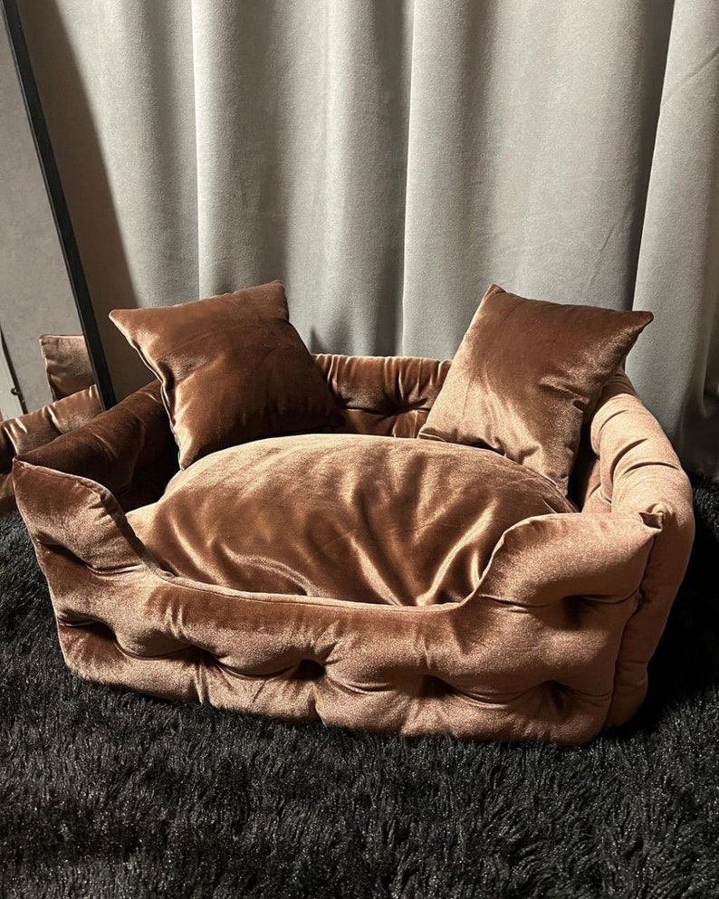 Highquality Dog Bed in Various Sizes and Colors, Pamper Your Pet With Plush Comfort Etsy