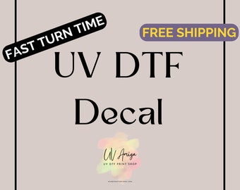 Custom UV DTF Transfer | Uv dtf Cup Wraps for Tumblers | Ready to Press uv-dtf Stickers | Cup Wrap uvdtf Gang Sheet Decals
