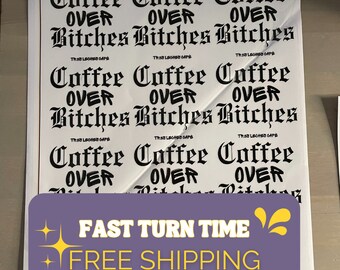 Custom UV DTF Decal Gang Sheet