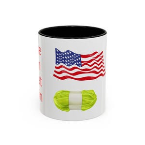 Make Yarn Great Wieder Kaffeetasse, zweifarbig 11oz