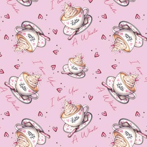 I Love You Latte Scrub Caps