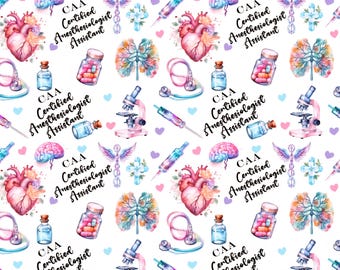 CAA, Certified Anesthesiologist Assistant Scrub Caps