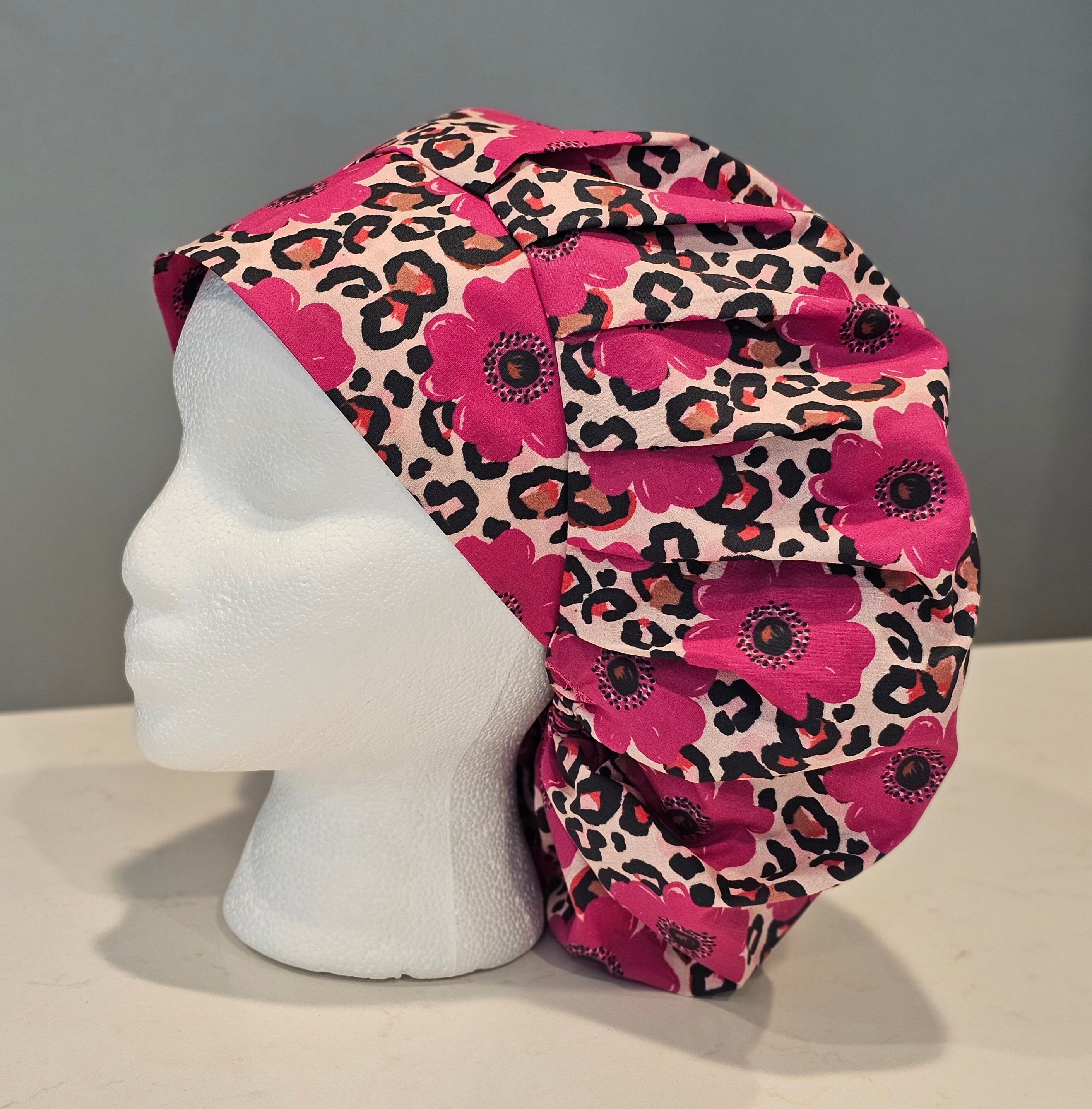 Lot of 8 KimKaps Souer Tomm Hanes Scrub Caps Bouffant Floral Leopard Retro y2k Kimkaps Style Guide – KimKaps main image 3