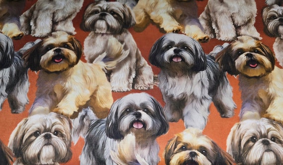 Shih Tzu Scrub Caps