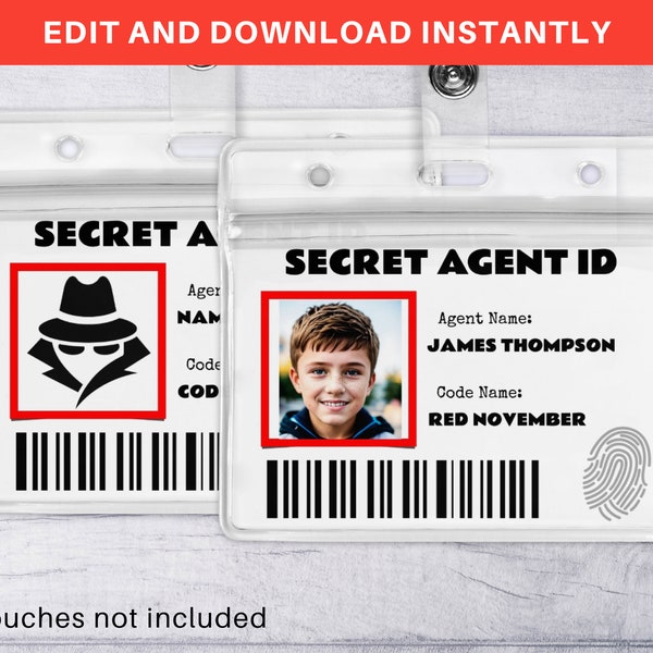 Spy Party Badges - Etsy