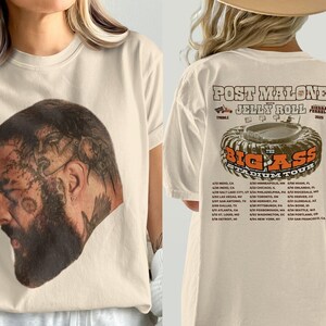 Post Malone, Kids Post Malone Shirt, Post Malone Tour, Big Ass Stadium Tour, Posty 2025 Tour, Jelly Roll, Jelly Roll Tour, Posty Tour Merch