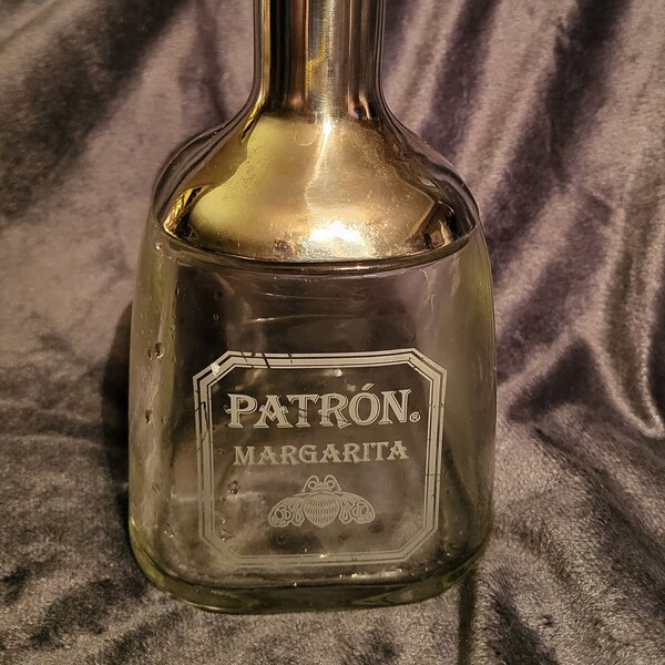 Empty Patron Bottle Etsy