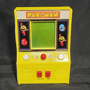 Working Retro Pac Man Arcade Game 6x4x2in.