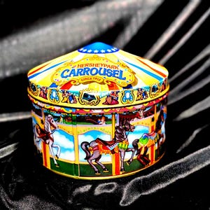 希少 HERSHEY'S ディスプレイ スタンド ハーシーズ ビンテージ Hershey Carousel Tin - Etsy