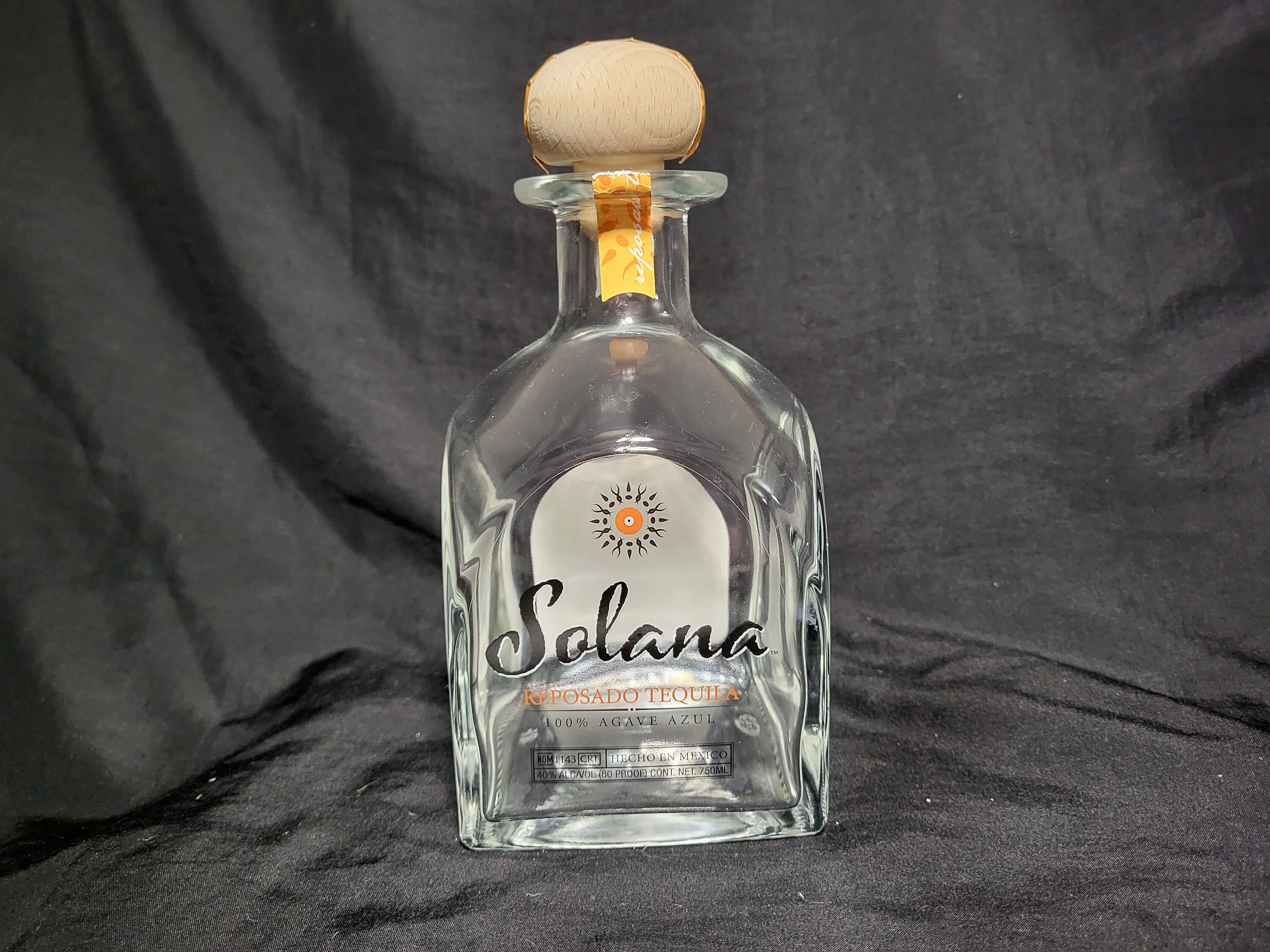 750ML Empty Bottle of Solana Reposado Tequila-made in Mexico - Etsy