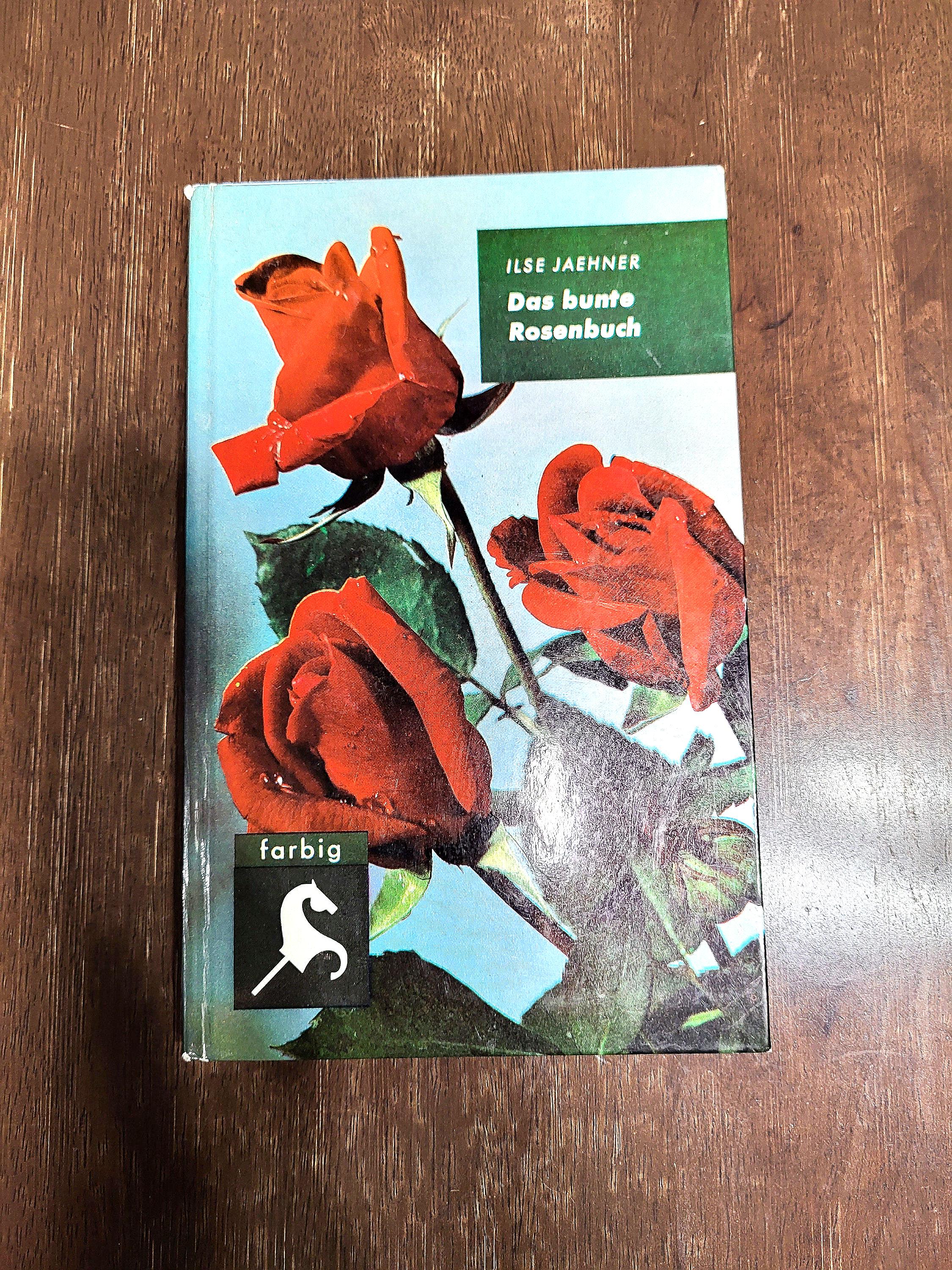 Colorful Roses Book 1965 Hardcover Dasbunte Rosenbuch-german Language
