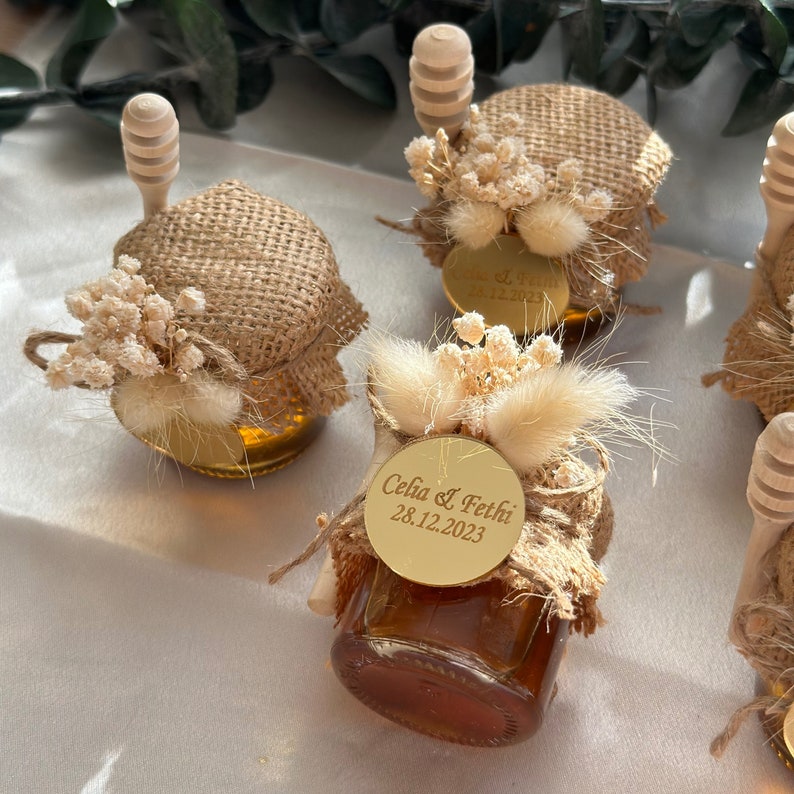 20 PCS Mini pot de miel Pot de miel Faveurs de mariage au Etsy France
