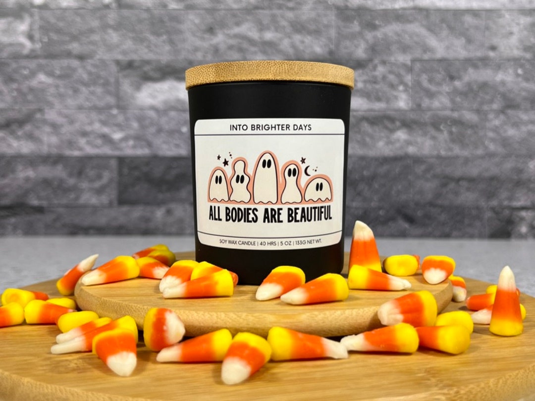 All Bodies Are Beautiful Halloween Candle 100 Soy Wax Etsy