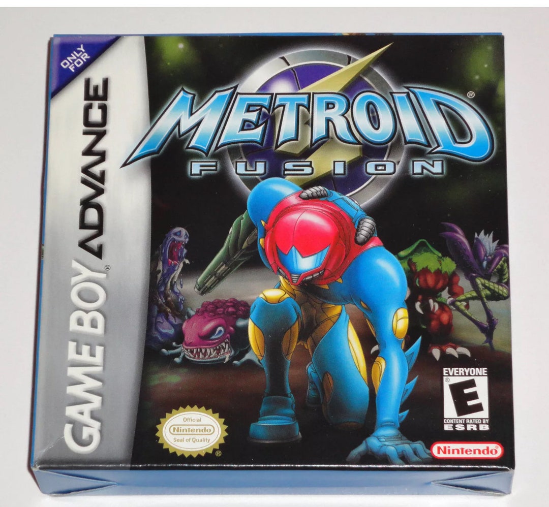 Metroid Fusion GBA, Metroid Game, Metroid Fusion With Box and Manual ...