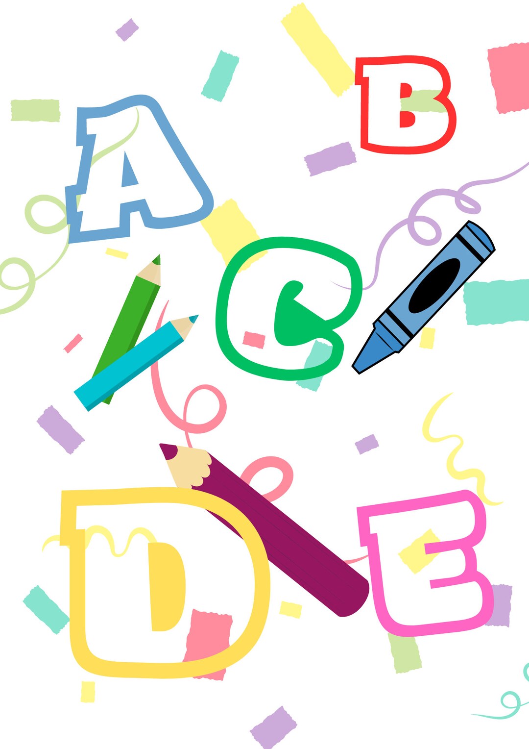 LETTERS TO COLOR - Etsy UK
