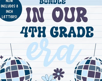 Retro Bulletin Board Kit Midnight Era Colors In Our Learning Era Grade Era Bulletin Board Set Retro Era Bulletin Board Letters Disco Ball