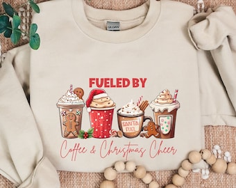 Coffee Lover Gift, Christmas Coffee, Christmas Sweatshirt, Holiday Sweatshirt, Retro Christmas, Christmas Shirt, Matching Christmas