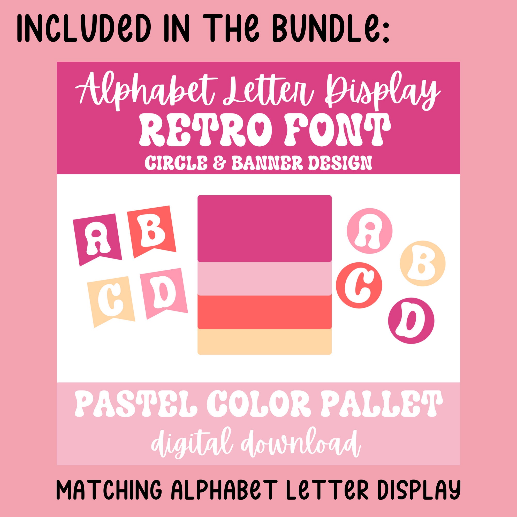 Retro Bulletin Board Kit in Our Learning Era Grade Matching Bundle Era Bulletin Board Set Retro