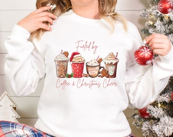 Coffee Lover Gift, Christmas Coffee, Christmas Sweatshirt, Holiday Sweatshirt, Retro Christmas, Christmas Shirt, Matching Christmas