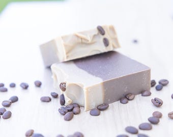 Artisan Coffee Soap Bar | Vanilla, Cocoa, Body Wash, Handmade Soap Bar