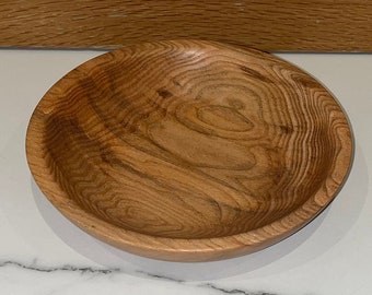 Ash hand turned wooden bowl