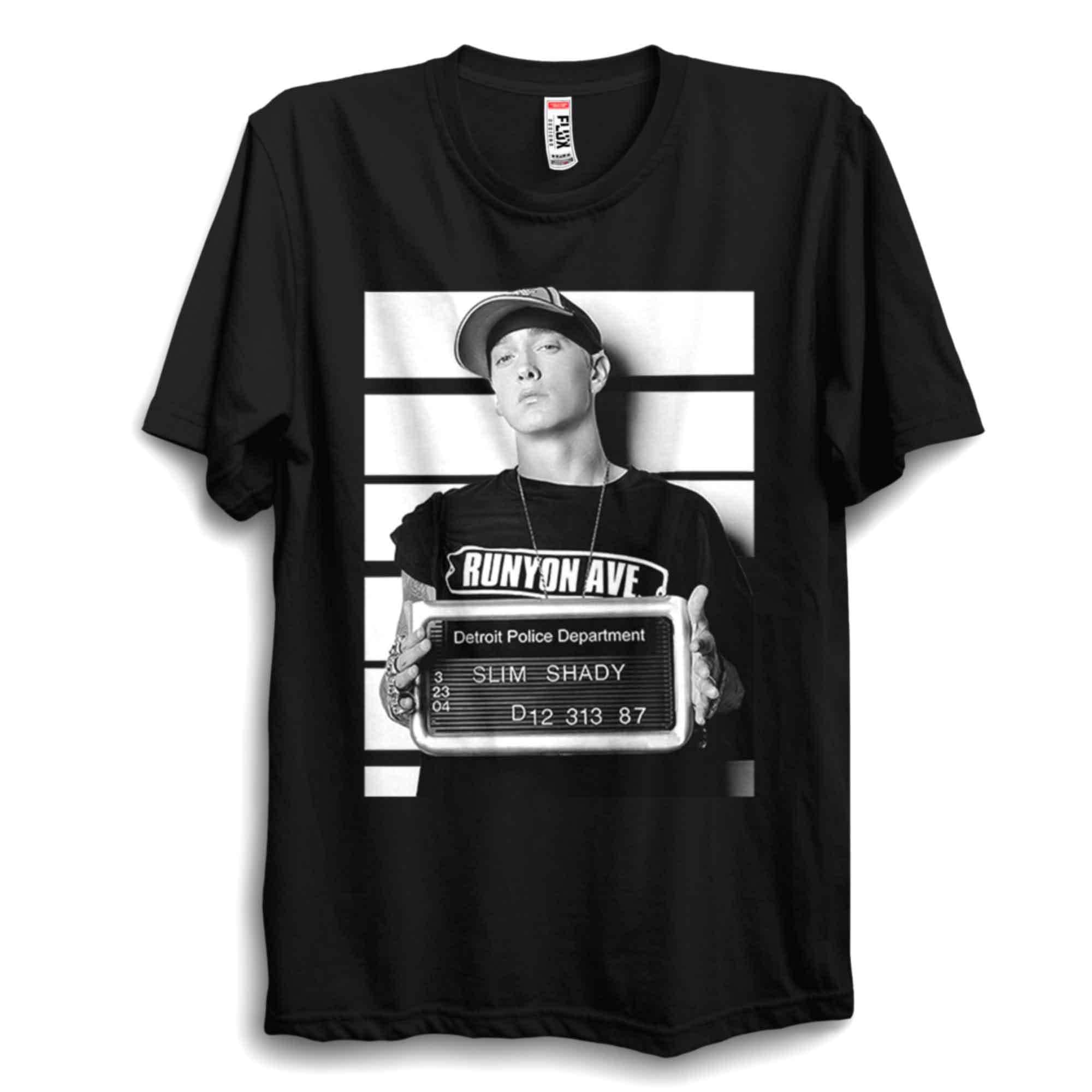 Camiseta Eminem 'The Real Slim Shady' - Unisex, Negra, Talla XXL, Algodón 100%