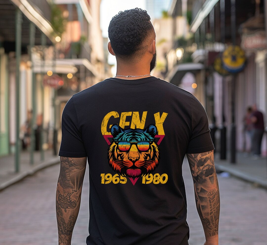 Gen x tiger shirt gen x dates tshirt we ride at dawn shirt raised on