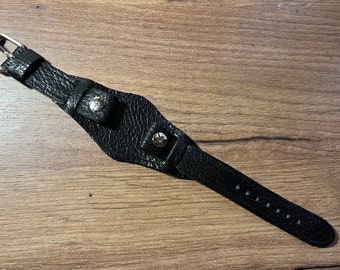 Cinturino Pelle Nera 10mm Per Orologi Militari Vintage – Stile Piloti WW1 E WW2 - Foto 4