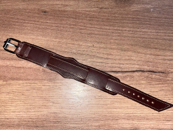 Cinturino NATO WWII 20 Mm Cinturino Orologio A 1 Pezzo In Tela Militare NATO - Larghezza 20mm, Stile WWII, Fatto A Mano, Unisex Bracciale Tela - Foto 2