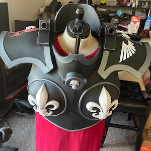 Sister of Battle chest armor pattern for EVA foam