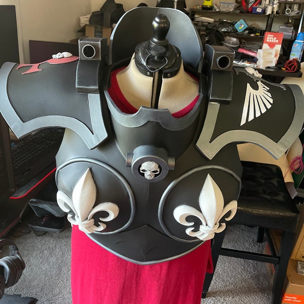 Sister of Battle chest armor pattern for EVA foam