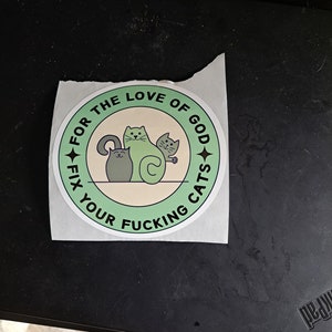 TNR kattenstickers
