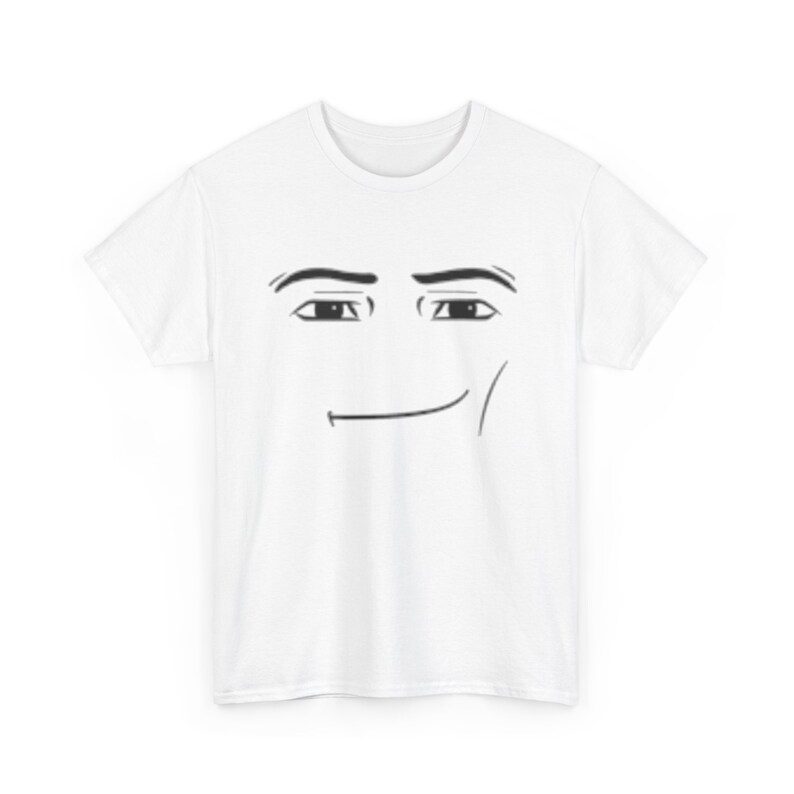 Roblox Man Face Meme Unisex Heavy Cotton Tee Roblox Shirt/ Meme Shirt