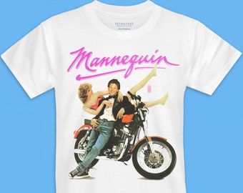 80's Mannequin Movie Poster T-shirt - Retro Tees Adult Unisex Women's Men's Nostalgic Top