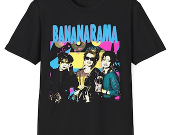Bananarama - White T Shirt. Men's & Women's All Sizes. Band 80's