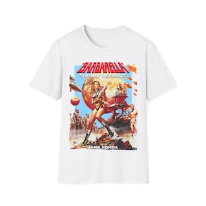 Retro Sci-Fi Barbarella T-Shirt - 60s Movie Inspired Top - Retro Tees