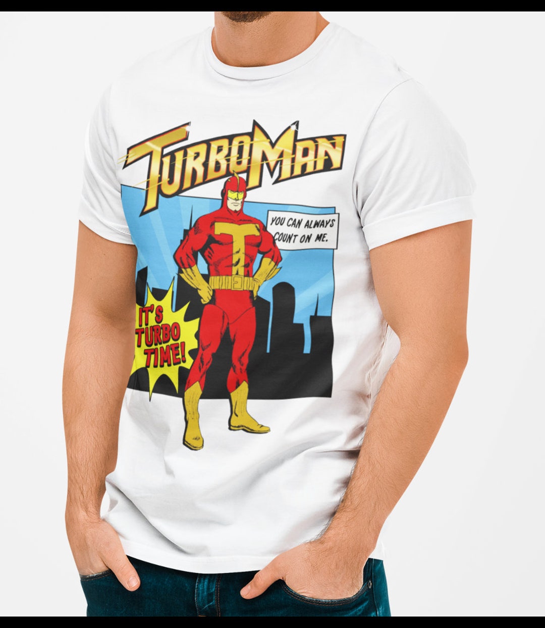 Turbo man shirt cheap