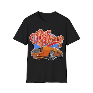 Retro Dukes of Hazzard Graphic T-shirt - Classic 80s TV Top - Retro Tees