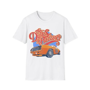 Retro 80s Dukes of Hazzard Graphic T-shirt - Unisex Vintage TV Top - Retro Tees