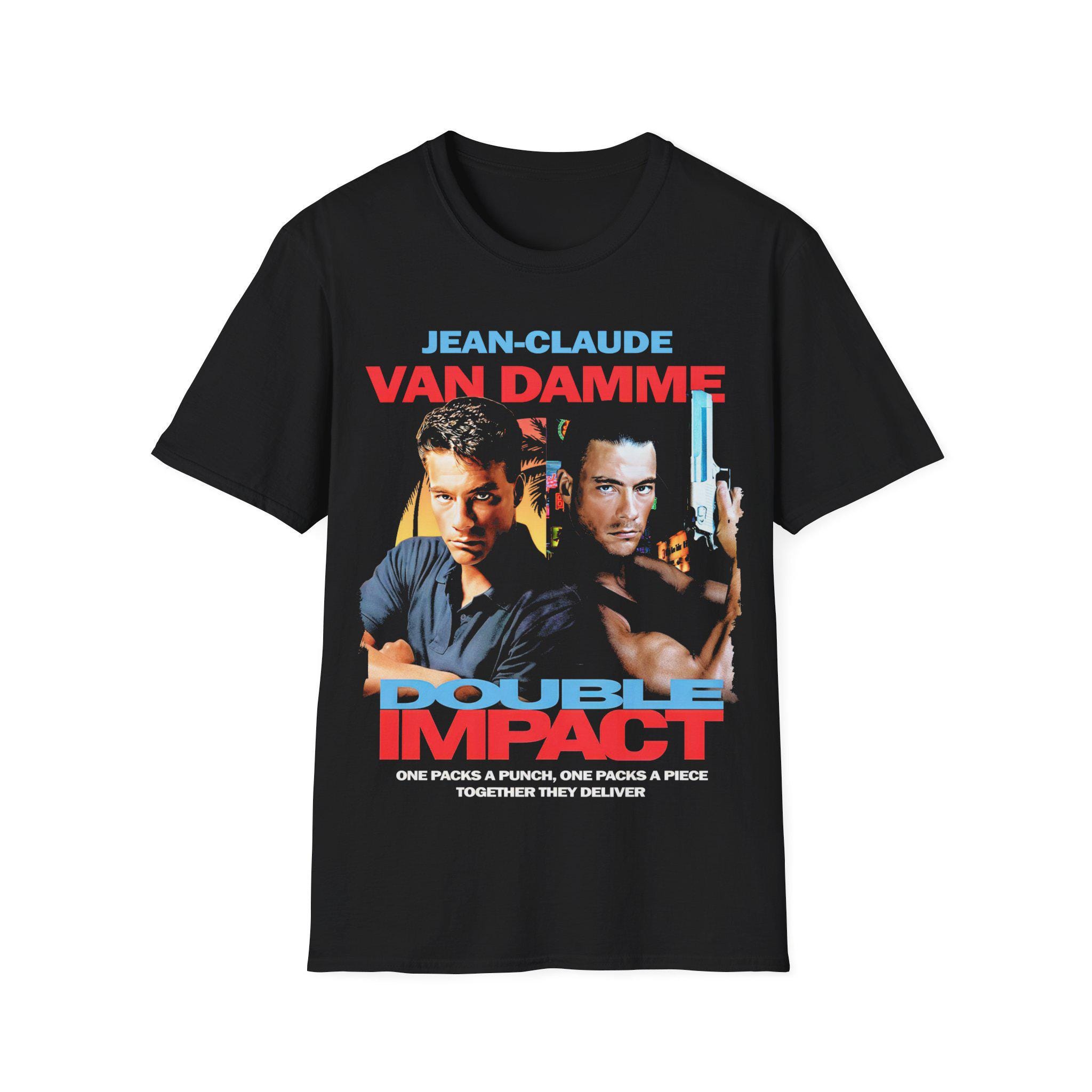 Double Impact T-shirt – Retro 90s Action Movie Nostalgia Tee - Etsy