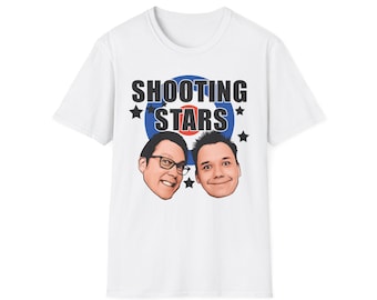 Shooting Stars T-shirt – Retro 90-tals kultkomedi-TV nostalgi-tröja